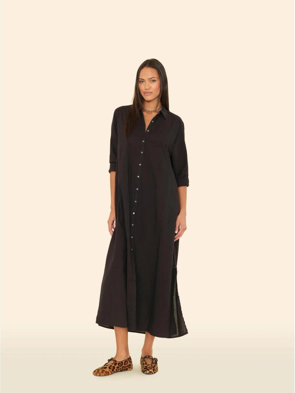 Xirena Boden Dress 2026 Style in Black, $260 New w/Flaw, Medium #21 - Picture 2 of 8
